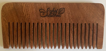 WIDE TOOTH NEEM WOODEN COMB