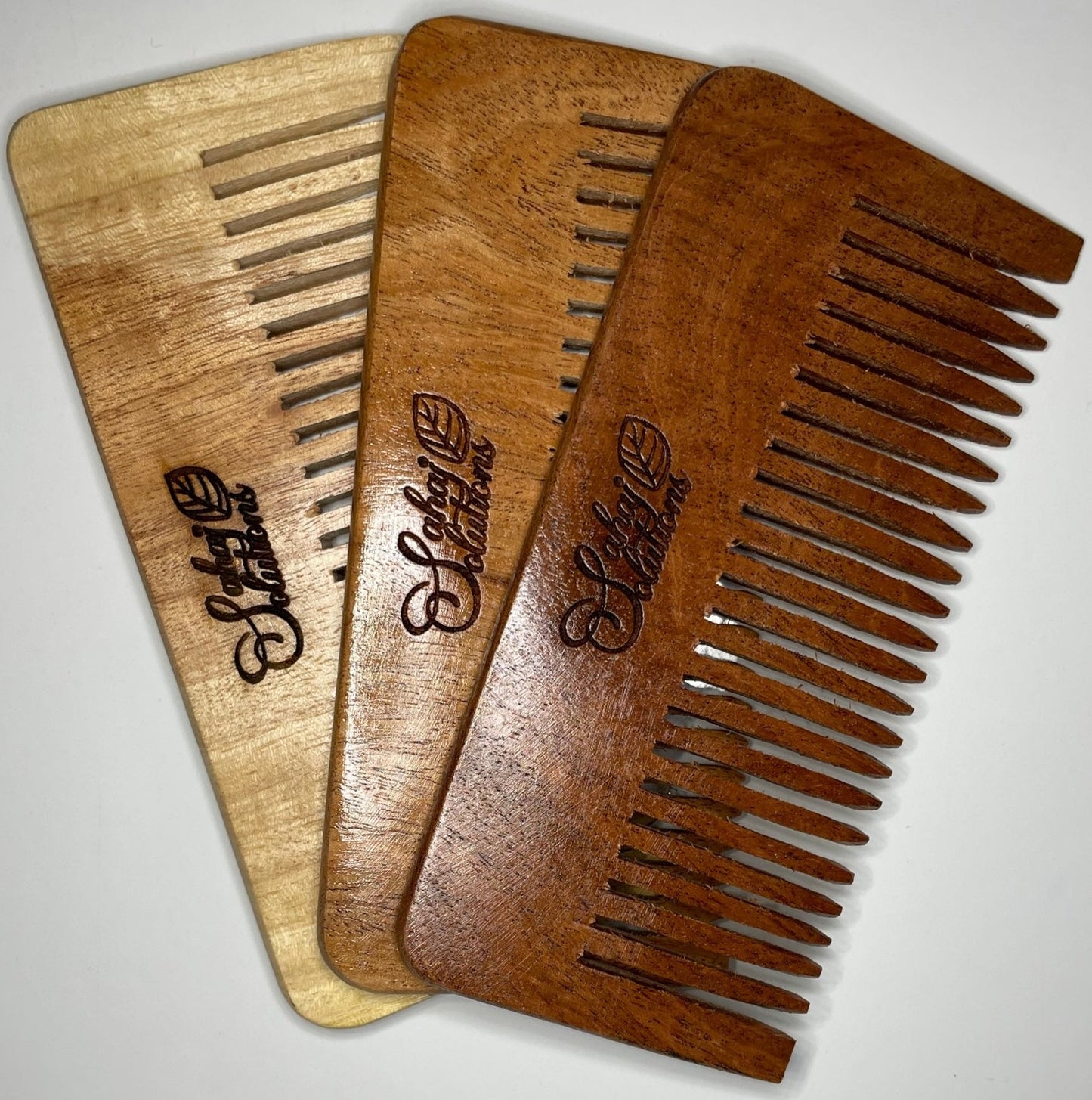 WIDE TOOTH NEEM WOODEN COMB