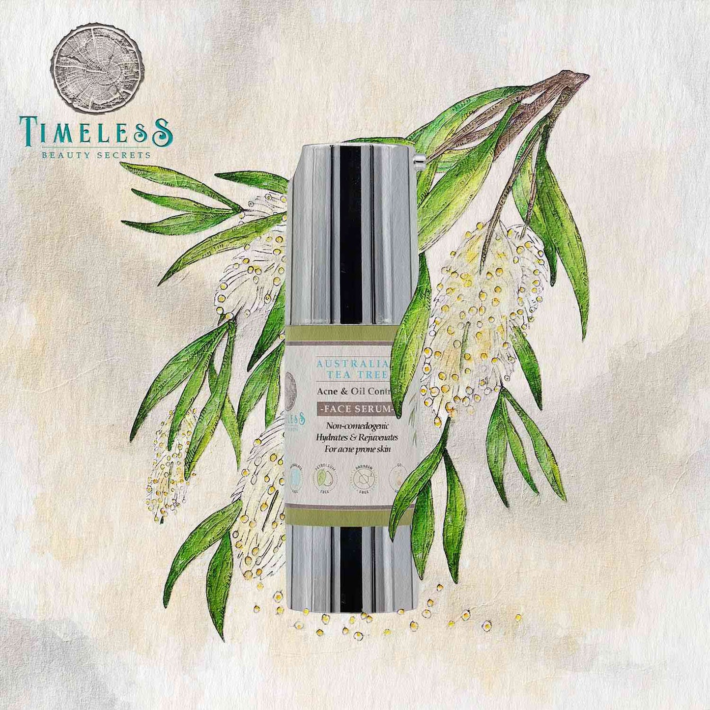 AUSTRALIAN TEA TREE OIL CONTROL & ANTI ACNE FACE SERUM